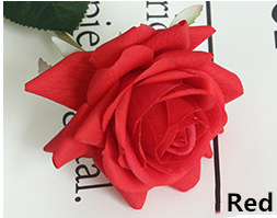 12cm Roses Flowers with Stem Latex Faux Real Touch Latex Rose Flower for Home Decor