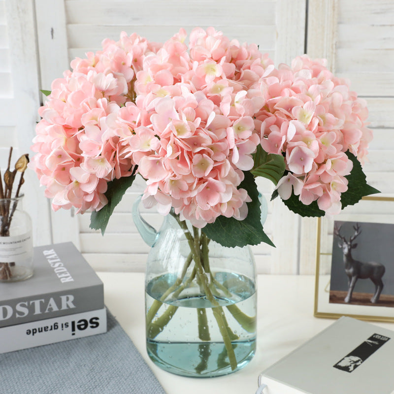 Realistic Real touch Hydrangea Decorative Real Touch Latex Silk Artificial Flowers