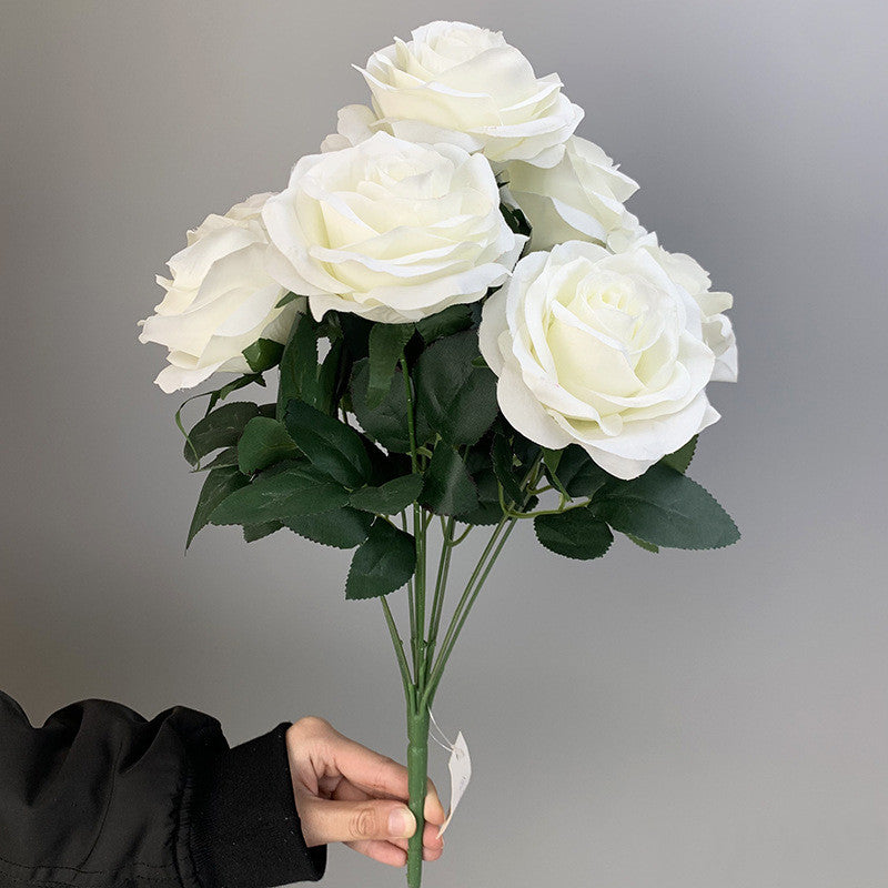 Faux Roses Flower bunch Wedding Home Decorations Artificial Rose Flower Bouquet