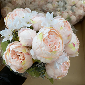 7 head peony bunch