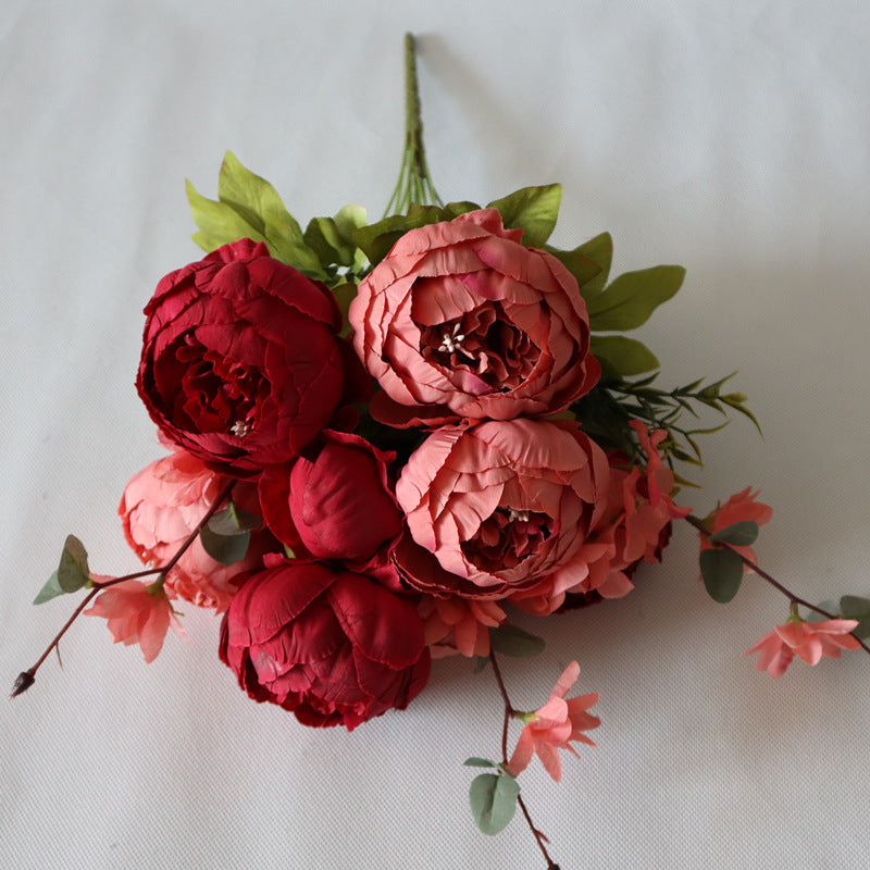 7 head peony bunch