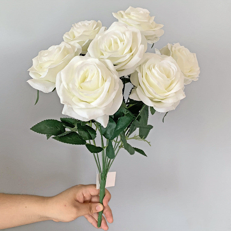 Faux Roses Flower bunch Wedding Home Decorations Artificial Rose Flower Bouquet