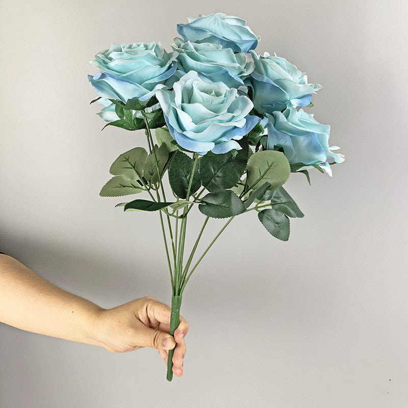 Faux Roses Flower bunch Wedding Home Decorations Artificial Rose Flower Bouquet