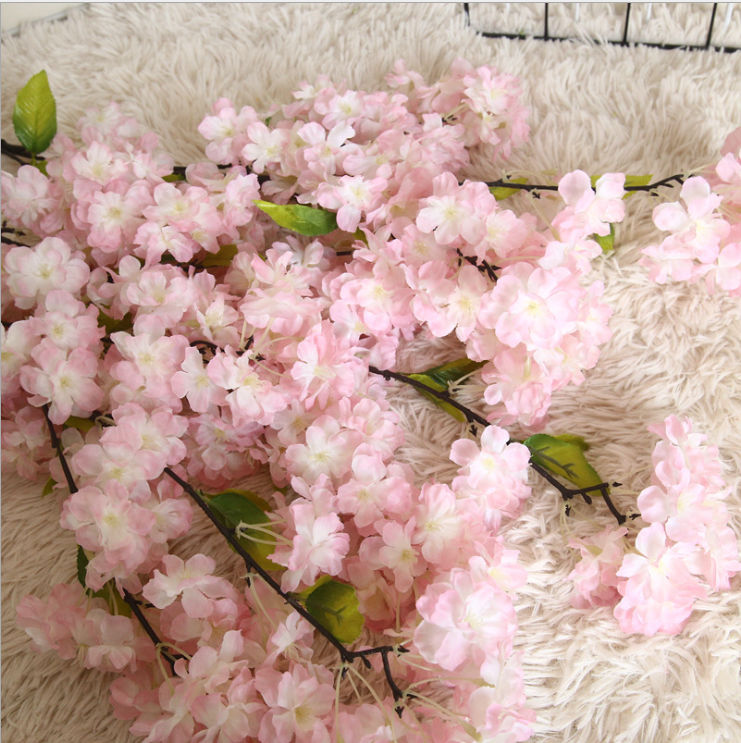 Cherry Blossom Tree Branches with Silk Flower pink
