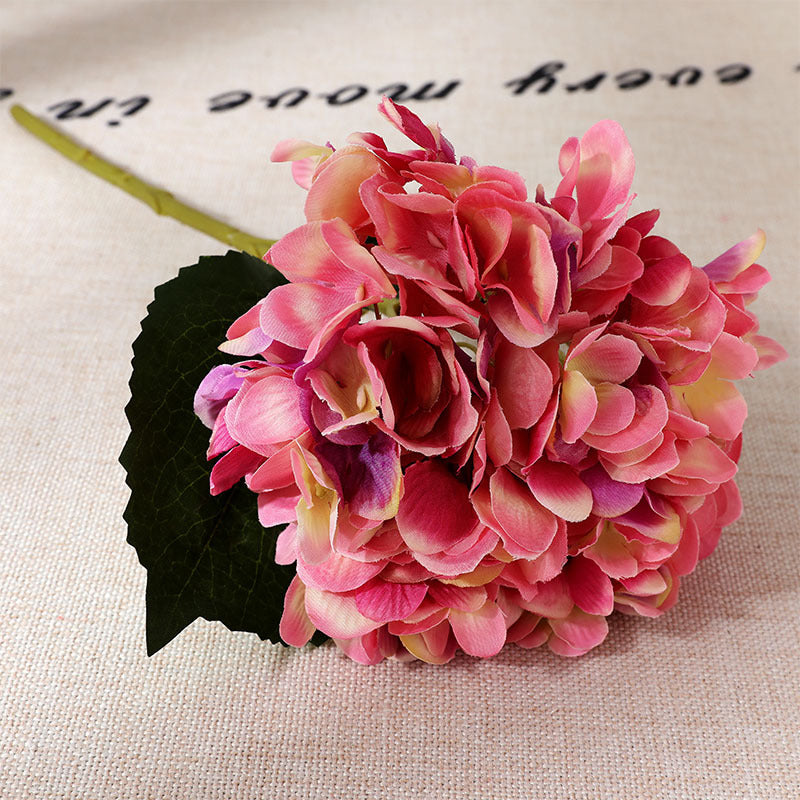 Realistic Real touch Hydrangea Decorative Real Touch Latex Silk Artificial Flowers