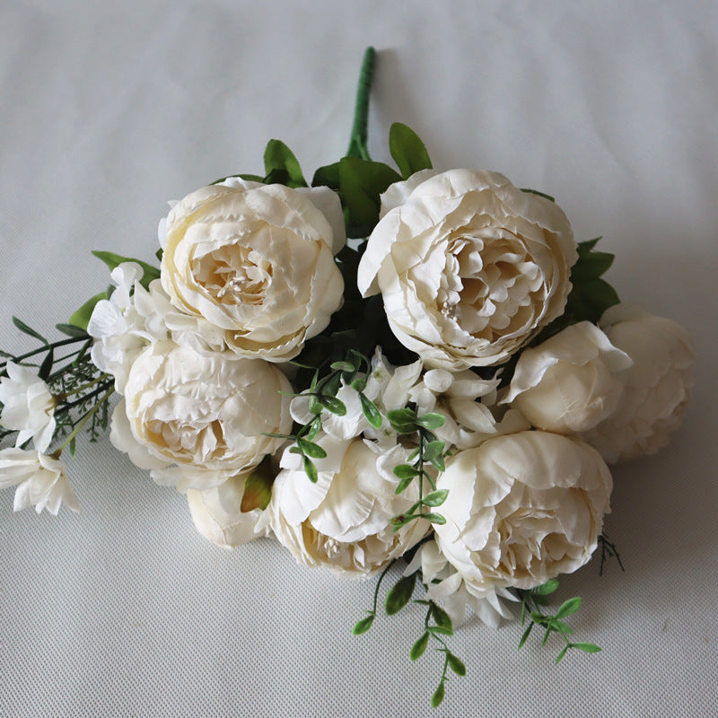 7 head peony bunch