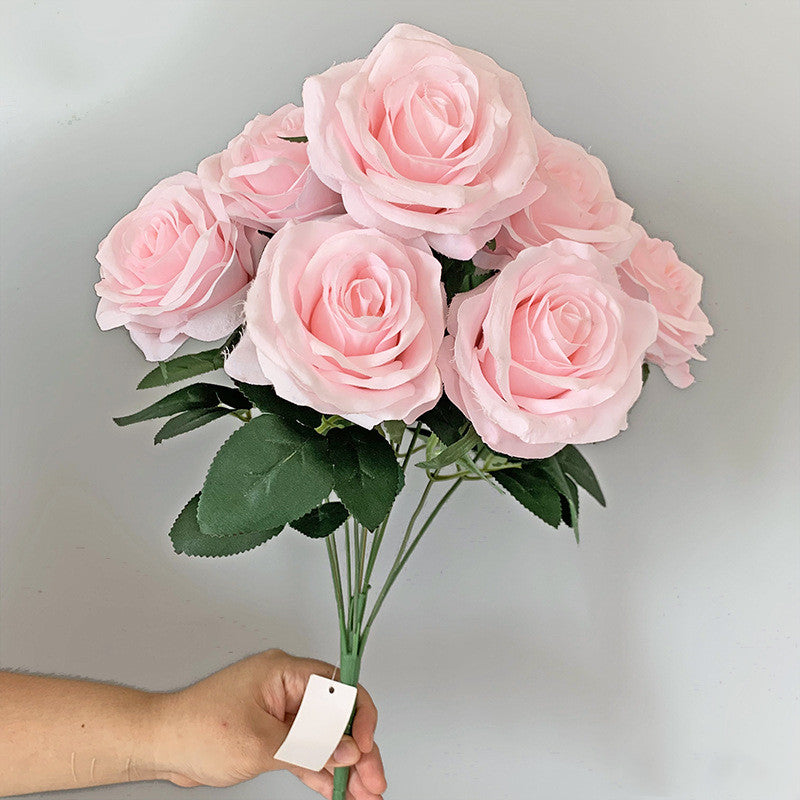Faux Roses Flower bunch Wedding Home Decorations Artificial Rose Flower Bouquet