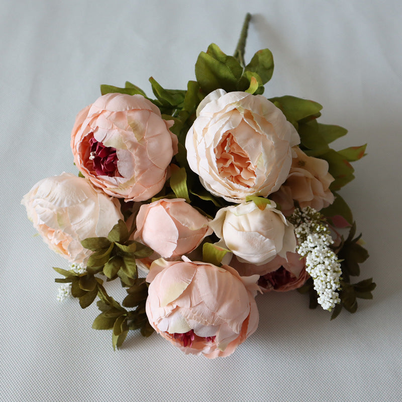 7 head peony bunch